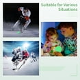 thumbnail image 4 of FYBTO Hockey Glowing Dodgee Ball, Durable Glow Dark Hockey, Long Lasting Sports Hockey Pucks, Hockey Glowing Puck, Ice Hockey Puck for Road Roller Hockey Games Indoor and Outdoor-0719, 4 of 5