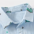 thumbnail image 6 of Mikilon 3-8 Years Boys' Short Sleeve Dress Shirt Casual Button Down Print Beach Blouses, 6 of 7