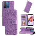thumbnail image 2 of Funda tipo cartera GANGXUN para Xiaomi Redmi 11A 4G , diseño girasol, cuero PU, soporte, cierre magnético, tarjetero, 2 of 5