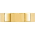 thumbnail image 2 of 14K Yellow Gold 14Ky 6mm Standard Flat Comfort Fit Band Size 4.5 Made In United States flc060-4.5, 2 of 5