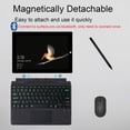 thumbnail image 3 of Slim Surface Type Cover for Pro 11/10/9/8/X 13", Backlit Keyboard with Trackpad and Pen Holder，Black, 3 of 7