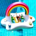 thumbnail image 5 of Swimming pool buoy, floating swimming pool bar, inflatable swimming pool bar, swimming pool bar, inflatable cup holder, inflatable palm tree, 5 of 5