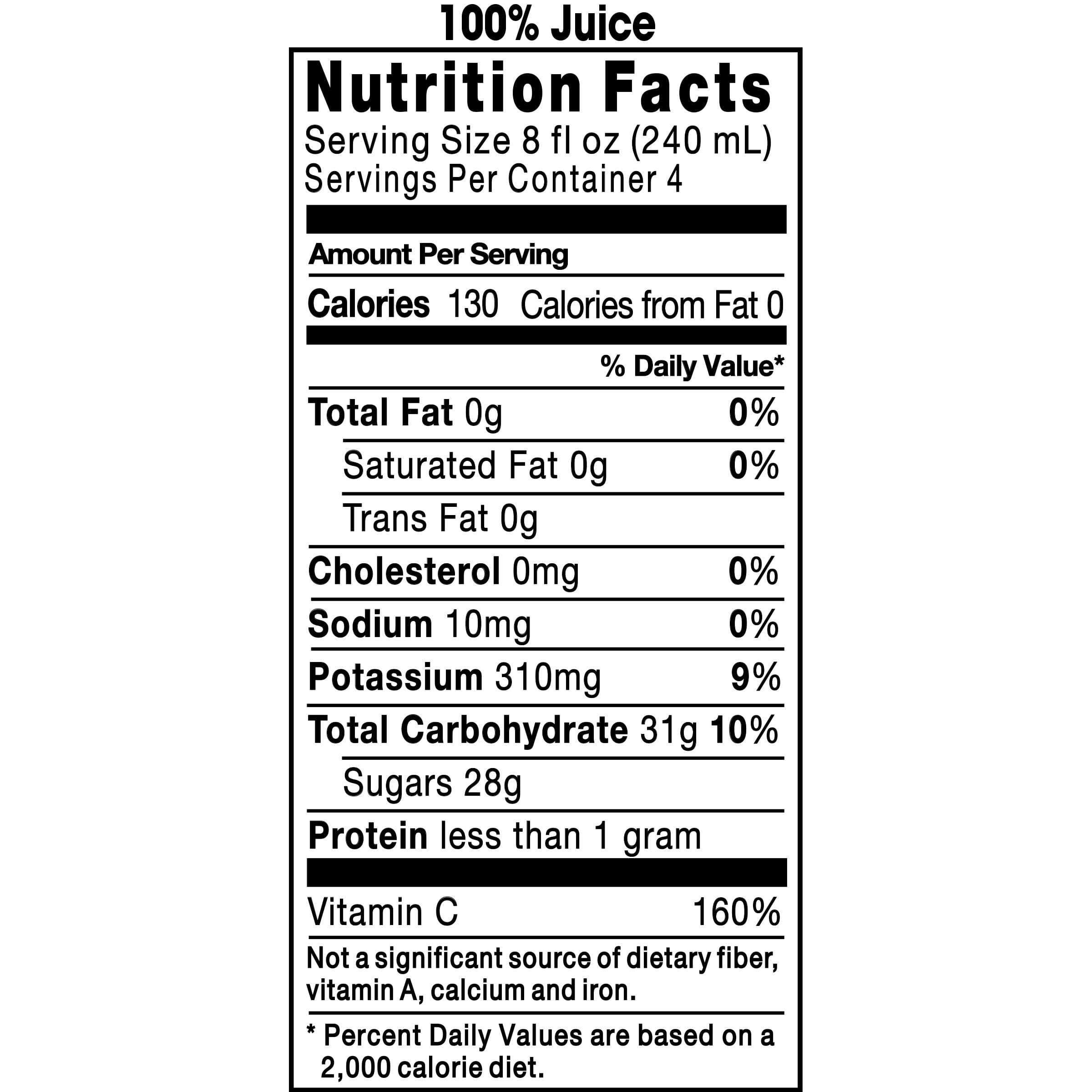 tropicana apple juice nutritional information tropicana apple juice nutritional information
