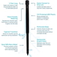 thumbnail image 5 of 24 in. DEEP DRIP Watering Stake (3 Pack) (Black), 5 of 9