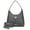 Charcoal Gray, variant on Graciela Women's Hobo Bag & Wallet, Vegan Leather Shoulder Bag 2pcs Set Handbag by Mia K. - Taupe