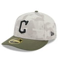 thumbnail image 3 of Men's New Era Light Beige/Olive Cleveland Guardians 2025 Armed Forces Day Low Profile 59FIFTY Fitted Hat, 3 of 5