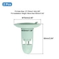 thumbnail image 2 of Uxcell Shower Floor Drain Backflow Preventer, Valve Sewer Core Hair Catcher, Green 2 Pcs, 2 of 6