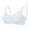 Light Blue, variant on ,Seamless Nursing Bras for Women Lace V Mesh Wireless Bras Soft Comfort Breathable No Underwire Bralettes Plus Size Push up Full Coverage Everyday Bras Light Blue XXL