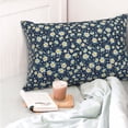 thumbnail image 4 of Pofeuu Daisy Floral B Print Polyester Microfiber Plush Pillowcases, Super Soft and Cozy Pillow Case Covers with Envelop Closure（Pillow core not included）-16"x24", 4 of 6