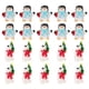 thumbnail image 1 of 20 piezas figuras en miniatura de Navidad, decoración navideña de resina, estatua de pingüino de oso en miniatura, 1 of 5