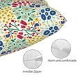 thumbnail image 3 of Pofeuu Cartoon Flowers Print Polyester Microfiber Plush Pillowcases, Super Soft and Cozy Pillow Case Covers with Envelop Closure（Pillow core not included）-20"x30", 3 of 6