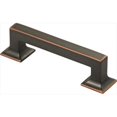 thumbnail image 1 of Hickory Hardware P3011-OBH Studio Collection Pull, 3-3/4 Inch (96mm) Center to Center, Oil-Rubbed Bronze Highlighted, 1 of 5