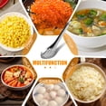 thumbnail image 2 of Youkk 2pieces Stainless Steel Slotted Spoon Versatile And Long-lasting Kitchen Utensil Multi-functional, 2 of 6