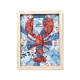 thumbnail image 2 of DIY Fabric Art Kit | No-Sew Fabric Mosaic Wall Art Craft with Frame & Tools, DIY Fabric Wall Art Kit for Adults, Handmade Decorative Picture Craft, Creative Home Decoration Gift (coastal lobster), 2 of 6