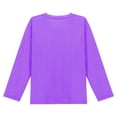 thumbnail image 4 of Cethrio Long Sleeve Tops for Girl, Pullover Casual Loose Fit Crewneck Spring Blouses Purple Size 12-13 T, 4 of 7