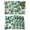 Green, variant on Blueberry Botanical Placemats Set of 4 Spring Leaves Branches Farmhouse Place Mats Indoor Wipeable Table Mats Washable Cloth Dining Table Placemats for Kitchen Holiday Party Home Decor 13x19 Inch