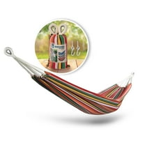 Bliss Hammocks BH-400-CM Hammock in a Bag w/ Rope loops & Hanging Hardware | 40-in. Wide | 220 Lb. Capacity (Cinco De Mayo)