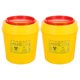 thumbnail image 1 of EeaseMX Contenedor de basura desechable para objetos punzantes, 2 unidades, seguro y confiable., 1 of 7