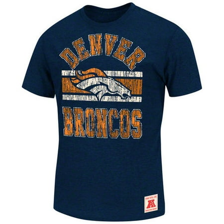 NFL - Denver Broncos Navy Recharged III Heathered T-Shirt
