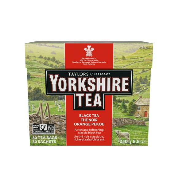 YORKSHIRE ROUGE THÉ 80 Sacs Yorkshire Thé rouge Sac - 80s