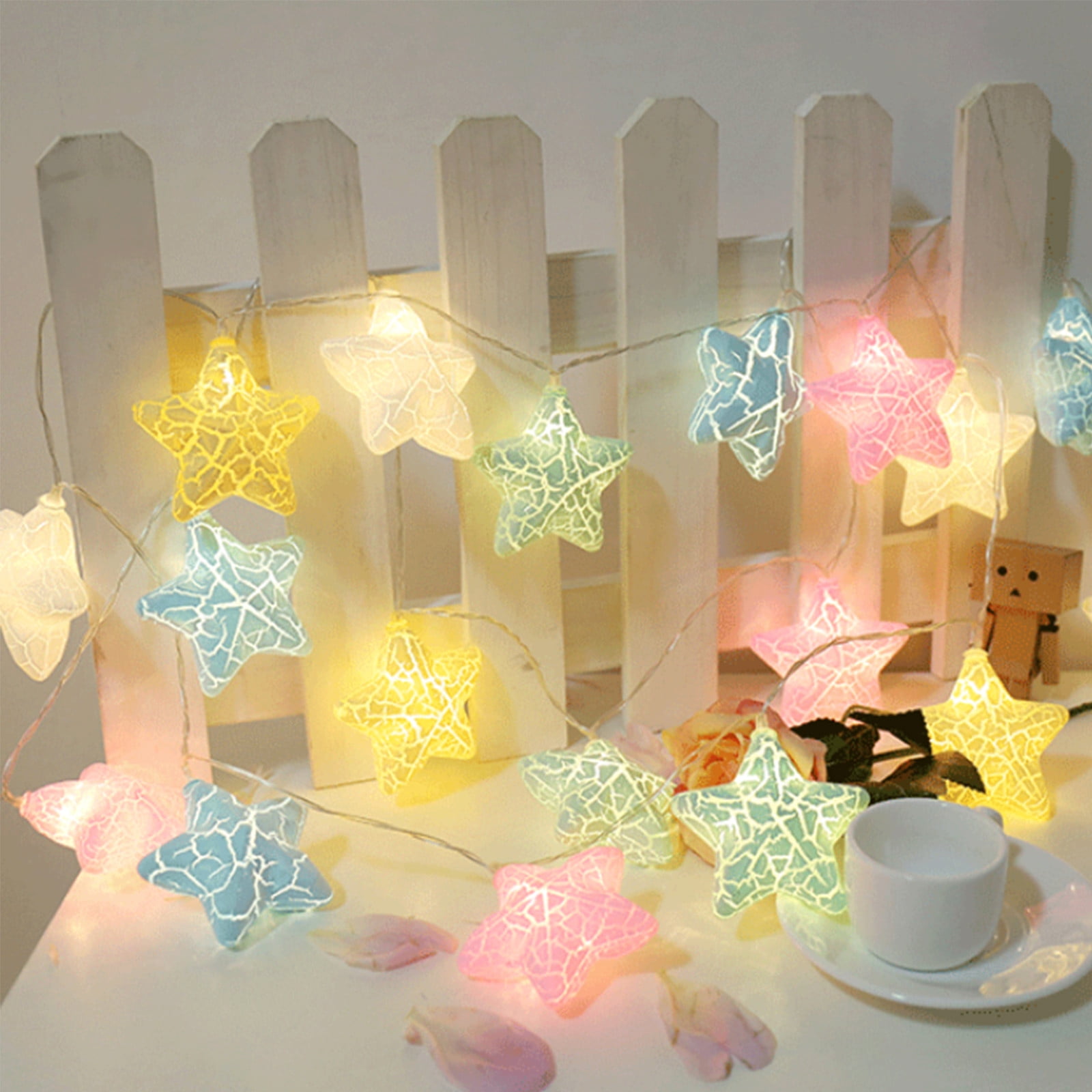 Easter Egg LED String Lights Featuring Egg Shaped Designs And Colorful Decorative Lights Perfects For Creating A Festive Atmospheres