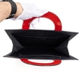 thumbnail image 6 of Pre-Owned Chanel Red Vintage Portrait Tote Handbag Patent Portrait Leather, 6 of 8