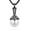 Black, variant on Pearl Urn Necklace for Ashes Memorial Cremation Necklaces 316L Stainless Steel / 925 Sterling Silver Ashes Necklace for Men Women
