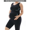 thumbnail image 5 of PULLIMORE Maternity Shapewear Bodysuit - Postpartum Belly Support with Built-in Bra, Anti-Chafing & Back Pain Relief (Black, XL), 5 of 7