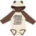 thumbnail image 3 of Inktastic Breast Cancer Awareness Month Saying Boys or Girls Long Sleeve Baby Bodysuit, 3 of 5