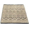 thumbnail image 4 of Handwoven Black and White Textured Wool Flatweave Kilim Rug, 4 of 7