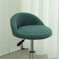 thumbnail image 2 of Curved Back Bar Stool Covers 2/4 PCS Stretch Low Back Chair Protectors Modern Solid Color Pub Counter Round Bar Stool Slipcovers for Kitchen Dining Room Cafe(Green,2PCS), 2 of 7