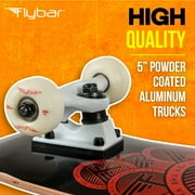 Flybar Skateboards for Beginners, Complete Standard 31 Inch Skateboard, Double Kick, 8 Deck, Lightweight, Stickers
