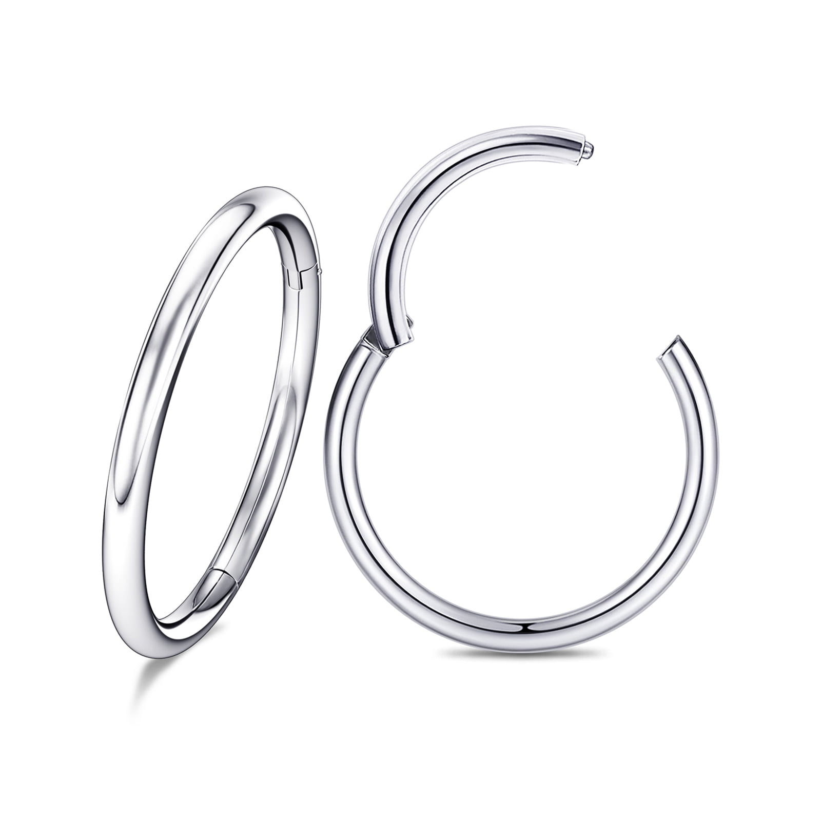16G Chain Septum Nose Clicker Ring Body Piercing Jewellery 