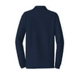 thumbnail image 6 of Port Authority Long Sleeve Core Classic Pique Polo-2XL (River Blue Navy), 6 of 6