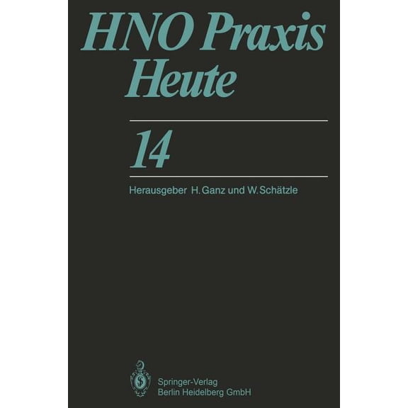 Hno Praxis Heute Hno PRAXIS Heute, Book 14, (Paperback)