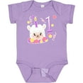 thumbnail image 3 of Inktastic First Birthday Cute Llama Cake Boys or Girls Baby Bodysuit, 3 of 5