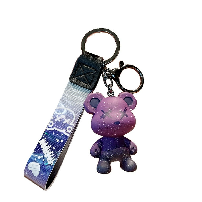 Cute Keychain Backpack Charms Cartoon Bear Keychains Bag Keychains