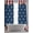 Blue, variant on Patriotic Kitchen Curtains Short 54"x18" 4th of July Valances for Windows Red White Blue Stars Fireworks Americana Independence Day Window Treatment Rod Pocket Valance for Bedroom Decor