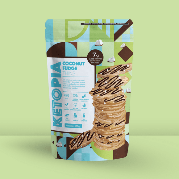 Almond Thins Coconut Fudge (110g)