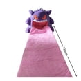 thumbnail image 5 of Peluche de lengua grande de Pokémon Gengar, periférico de anime, almohada para dormir Gengar de gran tamaño, manta para la siesta de doble propósito, juguete de peluche relleno, 5 of 5