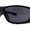 Brown Skull, variant on Locs Wrap Around Rectangle Thick Arm Gangster Skull Print Sunglasses Brown