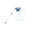 Blue-2, variant on Dxssxc Interactive Retractable Cat Wand Toy with Butterfly Dragonfly Attachments, 360° Rotating Spring Plume Teaser, 40 Inch Long Fishing Pole with Bell for Kitten Training