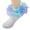 Blue, variant on Akiihool Socks for Girls Girls Dressy Short Cotton Low Cut Sock (Light Purple,5-8 Years)