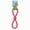 Pink, variant on Digger Figure 8 Tugger Dog Toy – Durable Thermoplastic Rubber Chew and Tug Toy Green