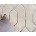 thumbnail image 3 of Marilyn Monroe Glam Collection Area Rug - Trellis (2' x 6' 1" Runner White Silver/Silver), 3 of 8