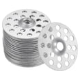 thumbnail image 1 of 100pcs Plaster Washers 1 Inch Plaster Repair Rings Buttons Zinc Plated Metal Washer Flat Profile Washers for Wall Ceiling Drywall Repair, 1 of 6