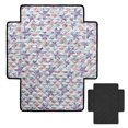 thumbnail image 2 of ZIATUBLES Starfish Shell Print Recliner Chair Slipcover, Anti-Slip Washable Furniture Protector for Reclining Couch Seat Cushion, Pet Dog Cat Friendly Living Room Decor Accessory, 2 of 8