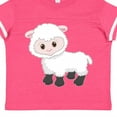 thumbnail image 4 of Inktastic Cute White Lamb Boys or Girls Toddler T-Shirt, 4 of 5