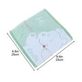 thumbnail image 3 of Cotton Gluttonous Bear Pattern Kindergarten Baby Towel Soft Absorbent Four Colors Optional Care Baby Delicate Skin, 3 of 8