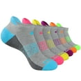 thumbnail image 6 of COOPLUS Women's Athletic Ankle Socks Women's Sock Size 7-9 Female Cushioned Color Socks 6 Pairs, 6 of 8